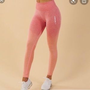 Gymshark original ombre seamless leggings sherbet